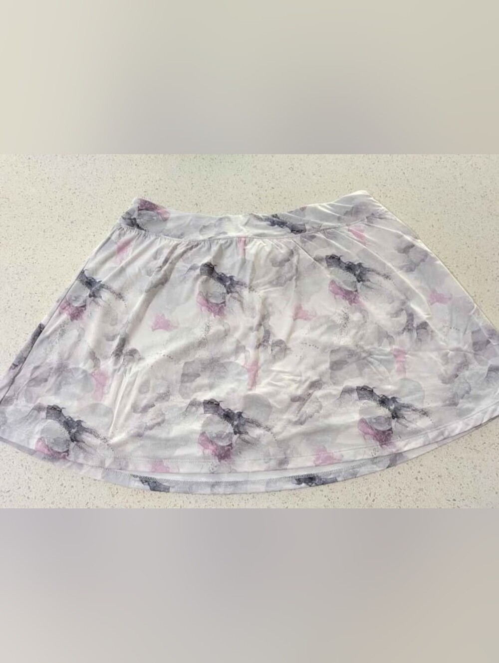 Travis Mathew White Floral-Print Golf Skort